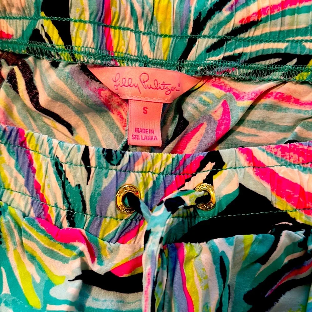 EUC Lilly Pulitzer Katia Shorts High Tide Dancing Lady size Small - Picture 6 of 6